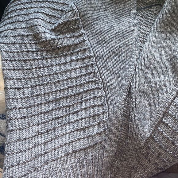 ✨ express shawl cable knit 3/4 sleeve cardigan✨ - Picture 5 of 7